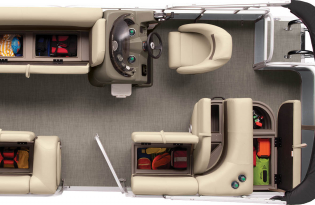 2022 Suntracker Party Barge 18 Exclusive Auto Marine recreational pontoon power boat outboard