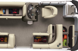 2022 Suntracker Party Barge 18 Exclusive Auto Marine recreational pontoon power boat outboard