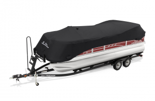 Boat Cover 2021 Fishin' Barge 20 Exclusive Auto Marine pontoon boat fishing boat