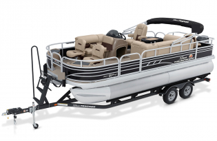2021 Fishin' Barge 20 Exclusive Auto Marine pontoon boat fishing boat