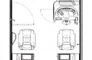 2022 Suntracker Party Barge 22 Floor Plan