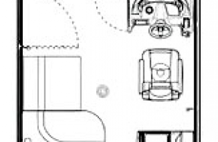 2022 Party Barge 22 RF Floor Plan