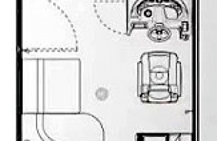 2022 Party Barge 22 RF XP3 Floor Plan