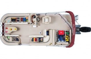 2014 SunTracker Party Barge 22 XP3 Pre-owned boat Exclusive Auto Marine used pontoon